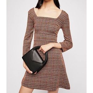 NWT Free People Squared Neckline Sheath Dress